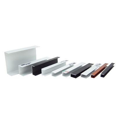 U Channel Groove อลูมิเนียมโปรไฟล์สําหรับหน้าต่างและประตูและเฟอร์นิเจอร์