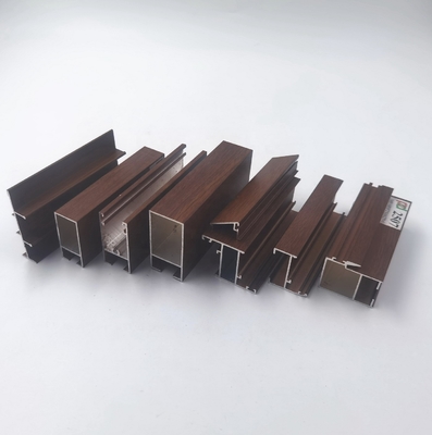 0.15 มม. T5 Temper Wood Finish โปรไฟล์อลูมิเนียมสำหรับ Bolivia Series L20 L25 L32 L5000