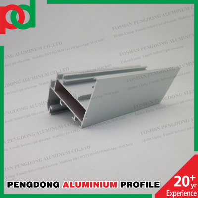 โปรไฟล์อลูมิเนียม Extrusion Casement หน้าต่างประตูท่อสี่เหลี่ยม ปรับแต่งแชมเปญ anodizing สําหรับตลาดเอธิโอเปีย