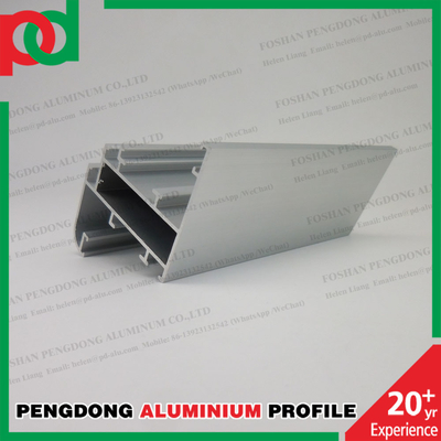 โปรไฟล์อลูมิเนียม Extrusion Casement หน้าต่างประตูท่อสี่เหลี่ยม ปรับแต่งแชมเปญ anodizing สําหรับตลาดเอธิโอเปีย