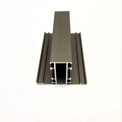 โปรไฟล์อลูมิเนียม Extrusion Casement หน้าต่างประตูท่อสี่เหลี่ยม ปรับแต่งแชมเปญ anodizing สําหรับตลาดเอธิโอเปีย