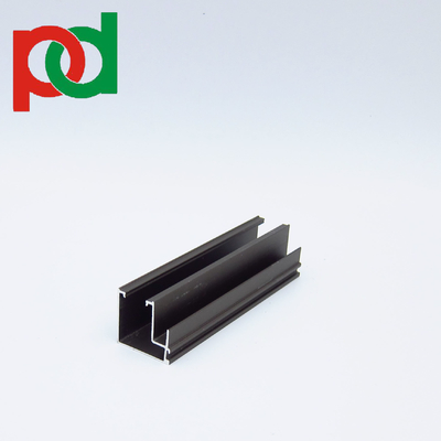 T5 โปรไฟลอลูมิเนียมเรื้อรังสําหรับกระจกเลื่อนในทุกสี