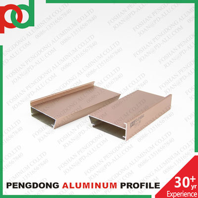 มือจับดึงโปรไฟล์อลูมิเนียมสำหรับตู้ครัว กรอบประตูบานเกล็ดกระจกเป็นโลหะผสม