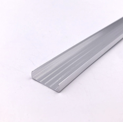 20.5mm U Shape Aluminium Profile ความกว้างในการขัด 20.5mm ความสูง 5mm