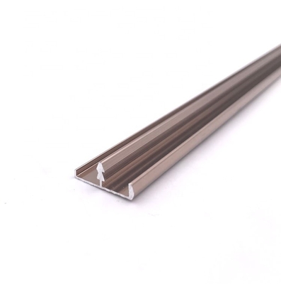 16.3mm T รูปร่างขอบอลูมิเนียมสี่เหลี่ยมตัดขัดโปรไฟล์ปั้น