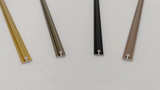 6mm T Shape Aluminium Trim การอัดขึ้นรูป Silver อโนไดซ์ Tolerance 0.12mm