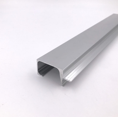 G Shape Aluminium Trim โปรไฟล์ ขัดเงาเงิน ขอบตกแต่ง