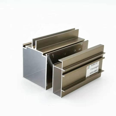 ความหนาที่กำหนดเอง 0.9mm 1.5mm Curtain Track โปรไฟล์ สำหรับ กำแพงม่าน