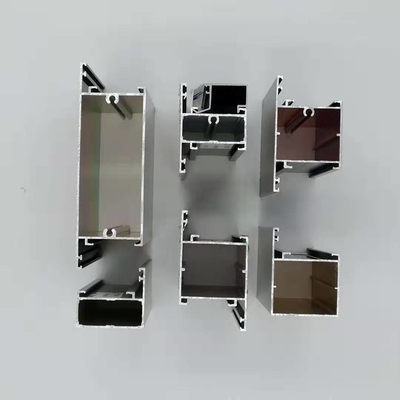 กำหนดเอง 6063 T5 อโนไดซ์ Casement Window โปรไฟล์ ผงเคลือบ