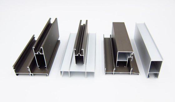 โปรไฟล์หน้าต่างบานเลื่อนอลูมิเนียมโคลอมเบีย Anodising