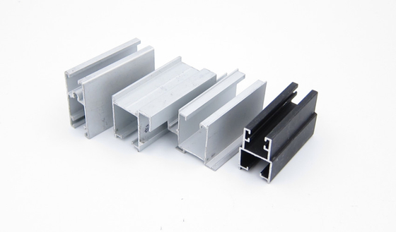 การอัดขึ้นรูปอลูมิเนียมโปรไฟล์ OEM 6063 Alu สำหรับหน้าต่างบานเลื่อนเอกวาดอร์