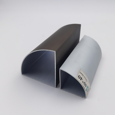 มุมโค้งมน Aluminium Square Tubing Powder Coated Aluminium Profile 25x25