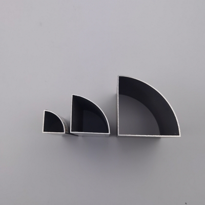 มุมโค้งมน Aluminium Square Tubing Powder Coated Aluminium Profile 25x25