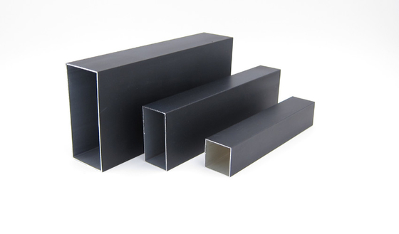 มิลล์เสร็จสิ้น 40x40 โปรไฟล์การอัดขึ้นรูปอลูมิเนียมท่อสี่เหลี่ยมป้องกันการกัดกร่อน