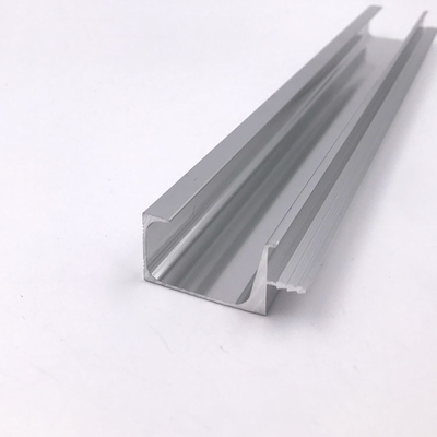 G Shape Aluminium Trim โปรไฟล์ ขัดเงาเงิน ขอบตกแต่ง