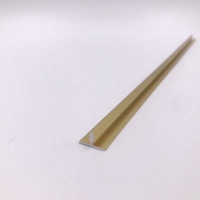 11.7mm T Shape อโนไดซ์ Aluminium โปรไฟล์ โครเมี่ยมทองกุหลาบทอง