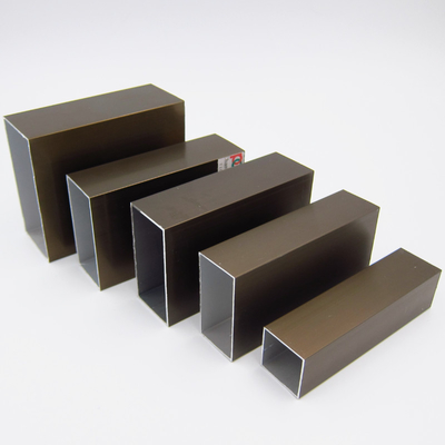 T5 อโนไดซ์ Angle Aluminium Square Pipe 6030 ท่อเหล็กสี่เหลี่ยม