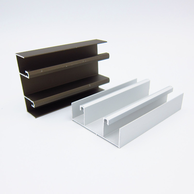 T4 T5 T6 Window Aluminium Profile การอัดขึ้นรูปอลูมิเนียมอโนไดซ์