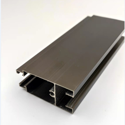 ไนจีเรีย 6063 T5 โปรไฟล์อลูมิเนียมอะโนไดซ์สำหรับหน้าต่างบานเลื่อน