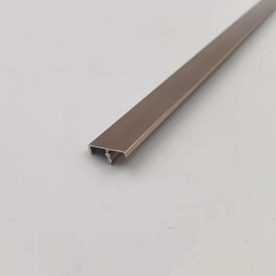 16.3mm T รูปร่างขอบอลูมิเนียมสี่เหลี่ยมตัดขัดโปรไฟล์ปั้น