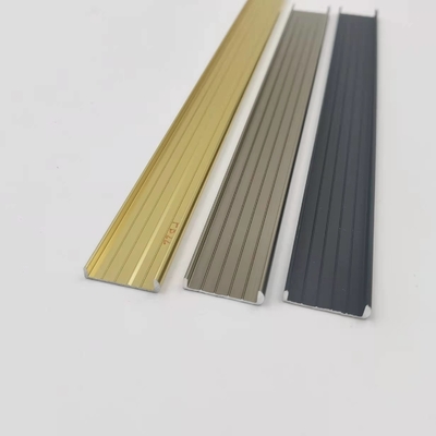 16.3mm U รูปร่าง 6063 T5 โปรไฟล์ตัดอลูมิเนียมขอบกระเบื้องตกแต่ง