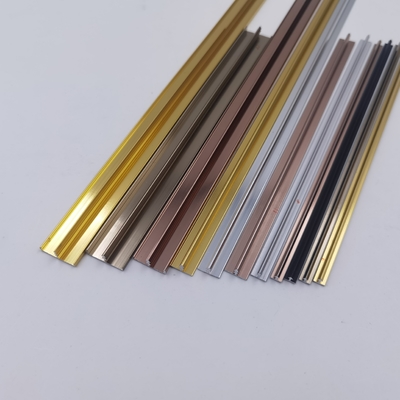 6063 ซีรีส์ T รูปร่างอลูมิเนียมตัดโปรไฟล์สำหรับตู้และพื้น