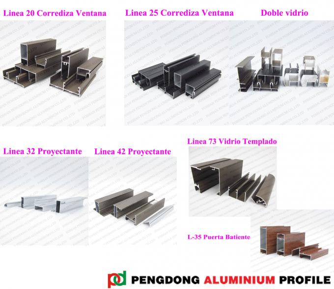 Perfiles Aluminio Para Ventana Y Puerta ลิเนีย 20 Al Bolivia Chile