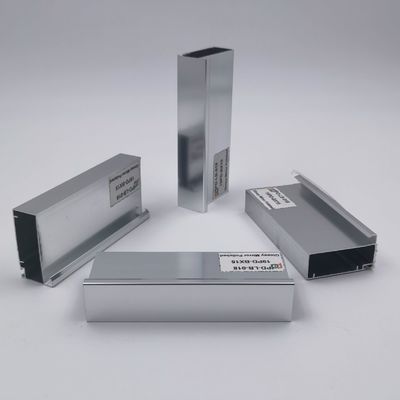 ราคาดี T5 6063 ตู้ครัวอลูมิเนียมขัดเงาสีเงิน ออนไลน์